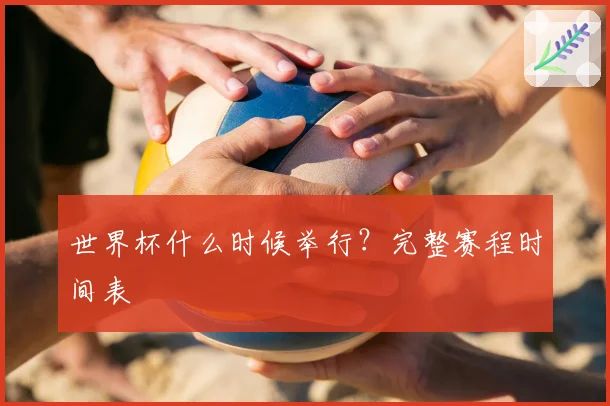世界杯什么时候举行？完整赛程时间表